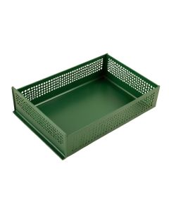 Spruce Branch Empty Under-Desk Cable Tray - Green (synthetic illustration; no displayed measurements)