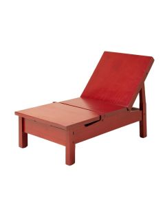 One Arm Recessed Right-Arm Chaise Lounge