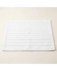 Meadow Brook Bath Mat - White (synthetic illustration; no displayed measurements)