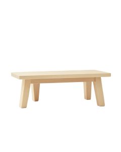 Slate Canyon Indoor Bench - Ivory