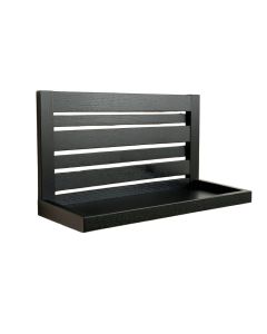 Clay Bend Wall-Mounted Entryway Organizer Shelf - Black