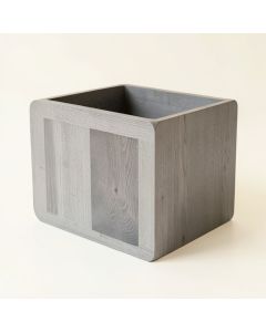 Lake Crest Empty Furniture-Style Litter Enclosure - Gray (synthetic illustration; no displayed measurements)