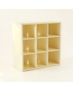 Summit Edge Desktop Shelving Unit - Ivory (synthetic illustration; no displayed measurements)
