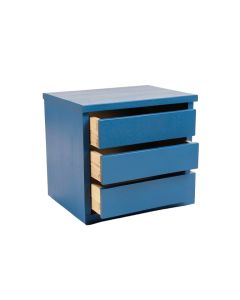 Maple Brook Small-Parts Storage Drawer Cabinet - Blue