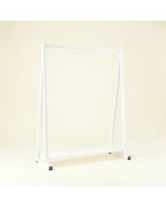 Harbor Canyon Empty Garment Rack - White (synthetic illustration; no displayed measurements)