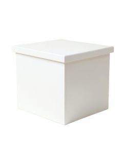 Field Bridge Closed Outdoor Storage Box - White (synthetic illustration; no displayed measurements)