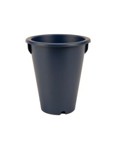Aspen Bluff Empty Railing Planter With Integral Brackets - Navy (synthetic illustration; no displayed measurements)