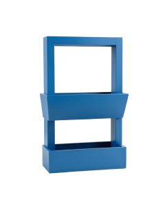 Cedar Branch Empty Vertical Garden Frame - Blue