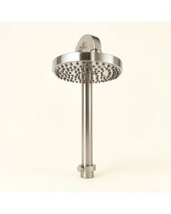 Brushed Nickel Multi Function Dual Shower Head 3-Way Rainfall Shower Head With Rough-In Valve (synthetic illustration; no displayed measurements)