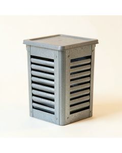 Moss Bluff Closed Garden Compost Bin - Gray (synthetic illustration; no displayed measurements)