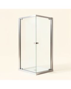 Elan 44-48 '' W X 74 '' H Single Sliding Frameless Shower Door With Rollerdisk™ Technology (synthetic illustration; no displayed measurements)