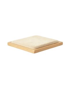 Cedar Edge Wall-Mounted Cat Perch - Beige (synthetic illustration; no displayed measurements)