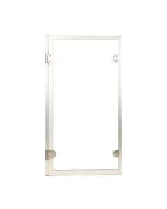 Deluxe 57.75 '' X 56.25 '' Bypass Bath Door