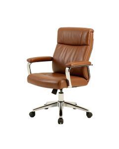 Aniline Leather Office Chair (synthetic illustration; no displayed measurements)