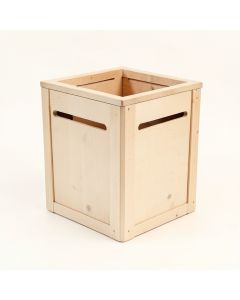 Hill Brook Closed Garden Compost Bin - Beige (synthetic illustration; no displayed measurements)