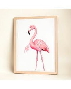 Flamingos Painting Print (synthetic illustration; no displayed measurements)