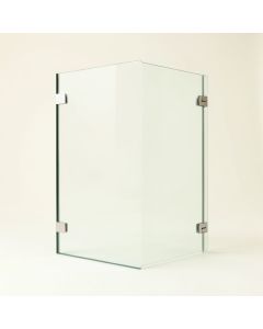 49 '' X 78 '' Frameless Fixed Glass Panel (synthetic illustration; no displayed measurements)
