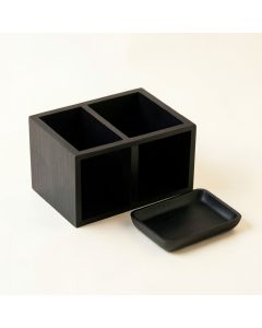 Cove Arc Empty Coffee-Station Organizer (synthetic illustration; no displayed measurements)