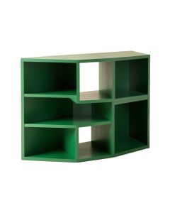 Wren Field Desktop Shelving Unit - Green (synthetic illustration; no displayed measurements)