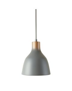 Vale Crest Pendant Light Suspended From One Plain Cable - Gray (synthetic illustration; no displayed measurements)