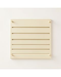 Elm Crossing Empty Wall-Mounted Tool Organizer Panel - Ivory (synthetic illustration; no displayed measurements)