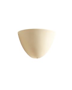 Holly Canyon Wall Sconce Mounted On A Plain Wall - Ivory