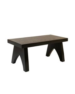 Heath Crossing Indoor Bench - Black (synthetic illustration; no displayed measurements)