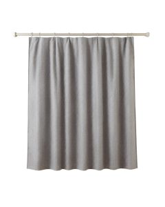Dawn Branch Shower Curtain Hanging Flat From A Plain Rod - Gray (synthetic illustration; no displayed measurements)