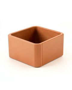 Wren Arc Empty Furniture-Style Litter Enclosure - Terracotta (synthetic illustration; no displayed measurements)