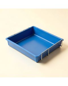 Glen Crossing Empty Under-Desk Cable Tray - Blue (synthetic illustration; no displayed measurements)