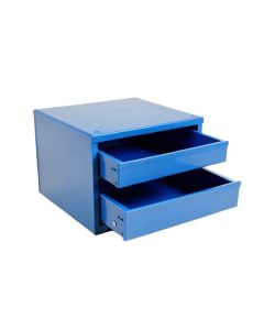 Ash Branch Small-Parts Storage Drawer Cabinet - Blue (synthetic illustration; no displayed measurements)