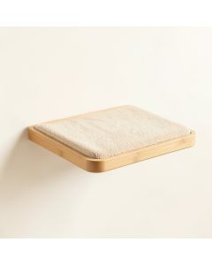 Brook Dell Wall-Mounted Cat Perch - Beige (synthetic illustration; no displayed measurements)