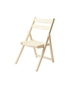 Flint Branch Folding Outdoor Chair - Cream (synthetic illustration; no displayed measurements)