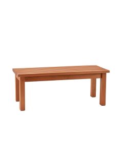 Cove Edge Indoor Bench - Terracotta (synthetic illustration; no displayed measurements)