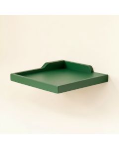 Holly Edge Wall-Mounted Cat Perch - Green (synthetic illustration; no displayed measurements)