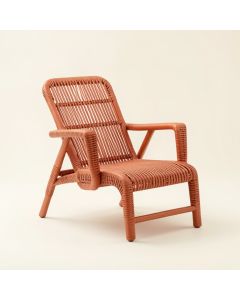 Brook Crossing Outdoor Lounge Chair - Terracotta (synthetic illustration; no displayed measurements)