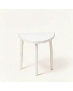 Bay Bridge Compact Balcony Table - White (synthetic illustration; no displayed measurements)