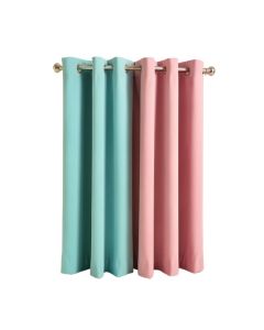 Arlondo Solid Room Darkening Grommet Curtain Panels