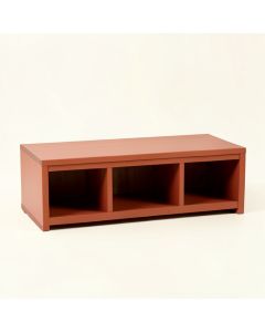 Fern Arc Shoe Storage Bench (synthetic illustration; no displayed measurements)