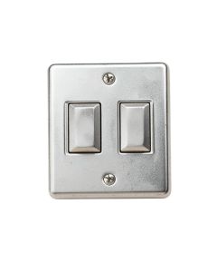 Pineapple 2-Gang Toggle Light Switch Wall Plate (synthetic illustration; no displayed measurements)
