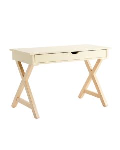 Willow Edge Writing Desk - Cream (synthetic illustration; no displayed measurements)