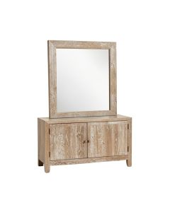 Saana Beveled Distressed Dresser Mirror