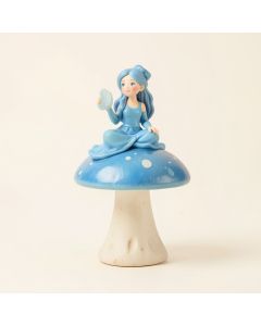 Brownington Fairy On Mushroom (synthetic illustration; no displayed measurements)