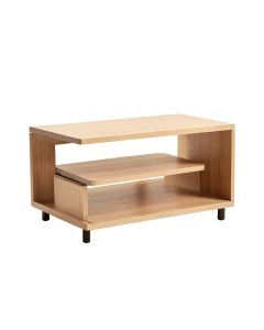 Dillard Floor Shelf Coffee Table With Storage