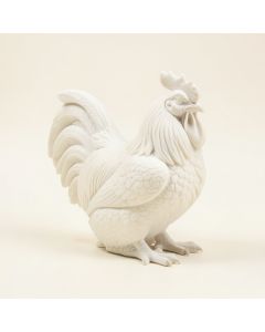 Favela Sitting Rooster Figurine (synthetic illustration; no displayed measurements)