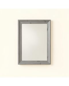 Elm Crest Framed Wall Mirror - Gray (synthetic illustration; no displayed measurements)