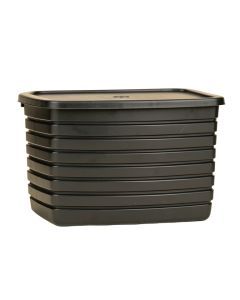 Harbor Branch Closed Outdoor Storage Box - Black (synthetic illustration; no displayed measurements)
