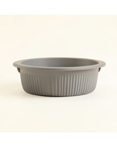 Aspen Dale Empty Railing Planter With Integral Brackets - Gray (synthetic illustration; no displayed measurements)
