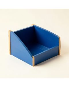 Elm Bridge Low Toy Storage Unit - Blue (synthetic illustration; no displayed measurements)