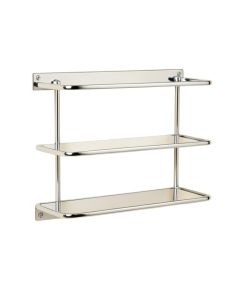 Helfrid 18 '' W X 22 '' H X 10 '' D Metal Wall Mounted Bathroom Shelves